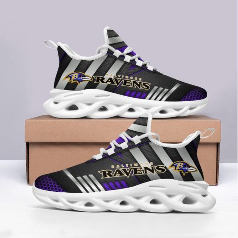 Ideafootwear Baltimore Ravens Max Soul Shoes Sneakers For Men And Women 36