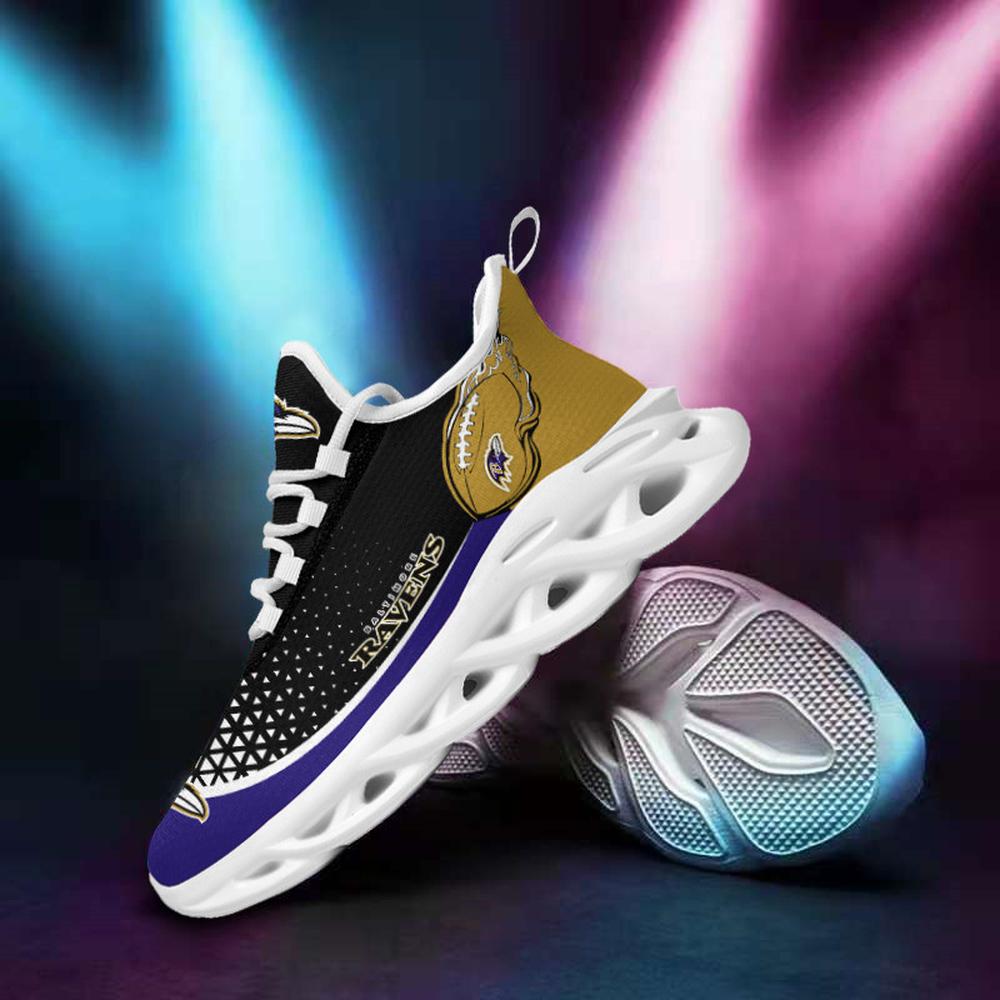 Ideafootwear Baltimore Ravens Max Soul Shoes Sneakers For Men And Women 11
