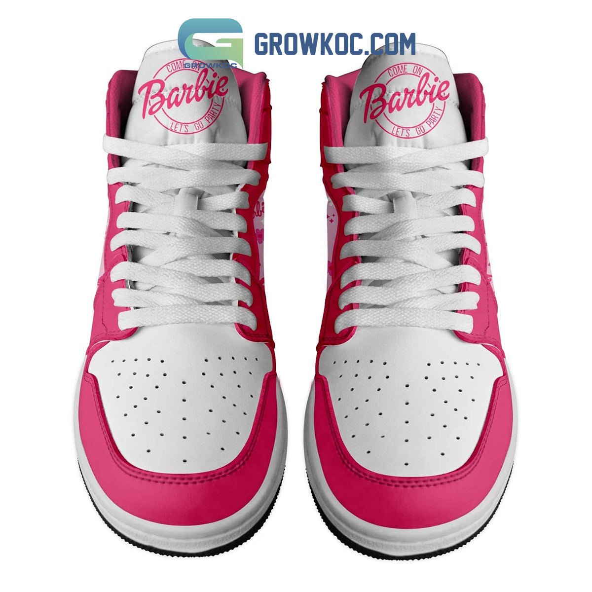 Ideafootwear Barbie AJ1 High Sneakers Shoes For Men And Women 1