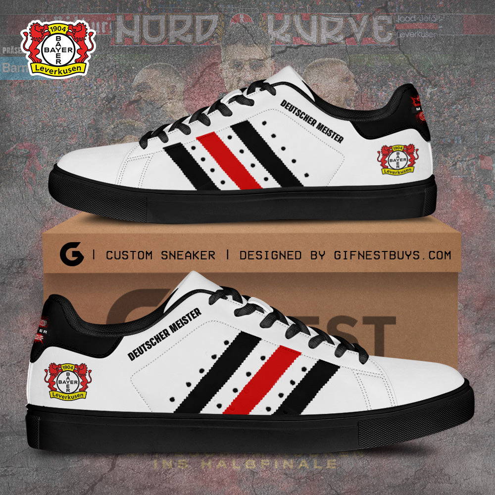 Ideafootwear Bayer Leverkusen Skate Stan Shoes Sneakes For Men And Women 6