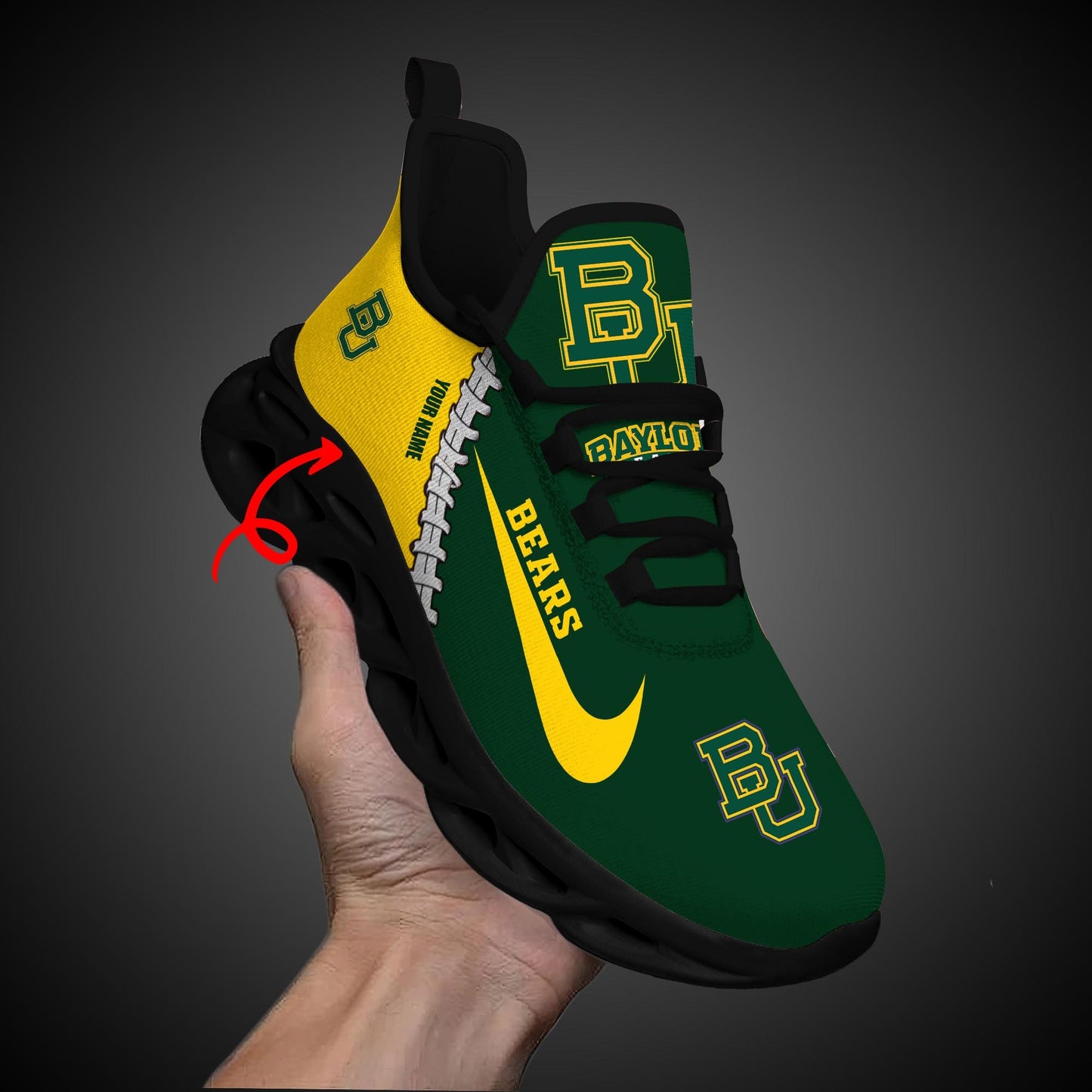 Ideafootwear Baylor Bears Max Soul Shoes Sneakers For Men And Women 1