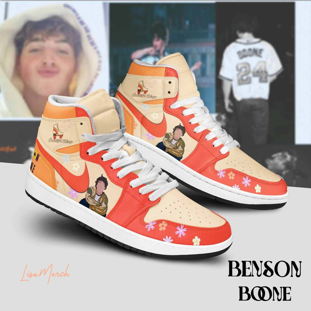 Ideafootwear Benson Boone AJ1 High Sneakers Shoes For Men And Women 1
