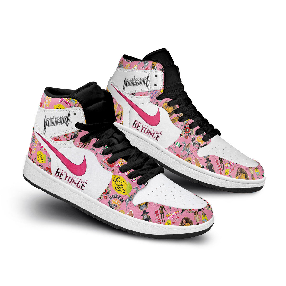 Ideafootwear Beyonce AJ1 High Sneakers Shoes For Men And Women 4