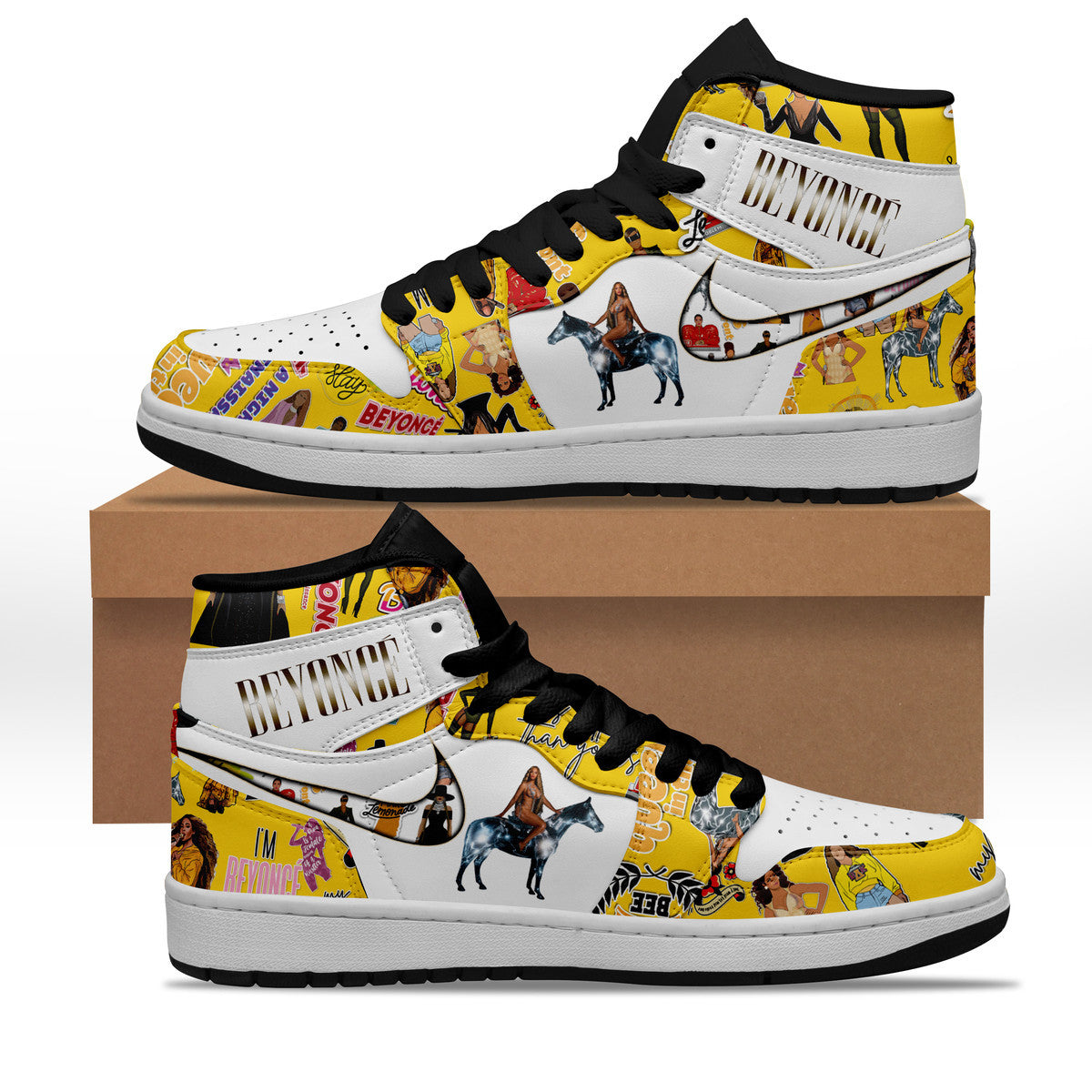 Ideafootwear Beyonce AJ1 High Sneakers Shoes For Men And Women 1