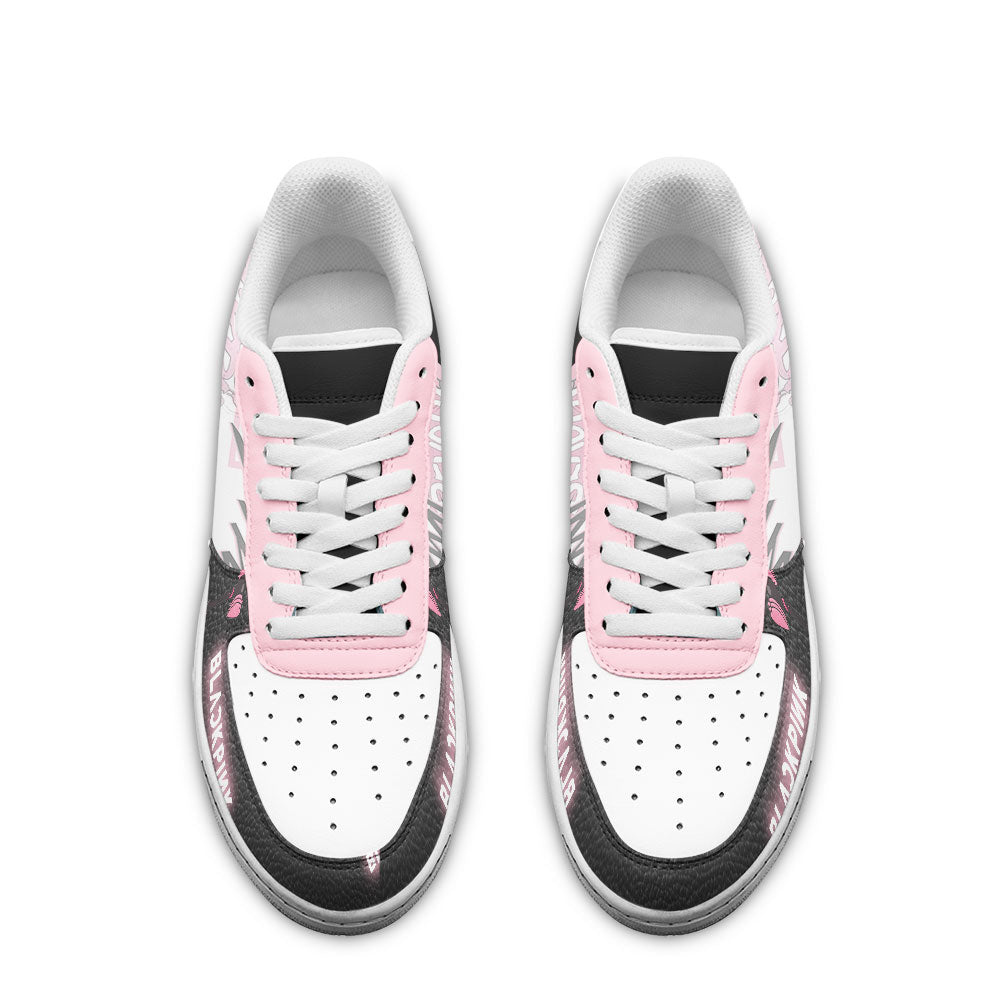Ideafootwear Blackpink Air Low-Top Sneakers Shoes For Men And Women 2