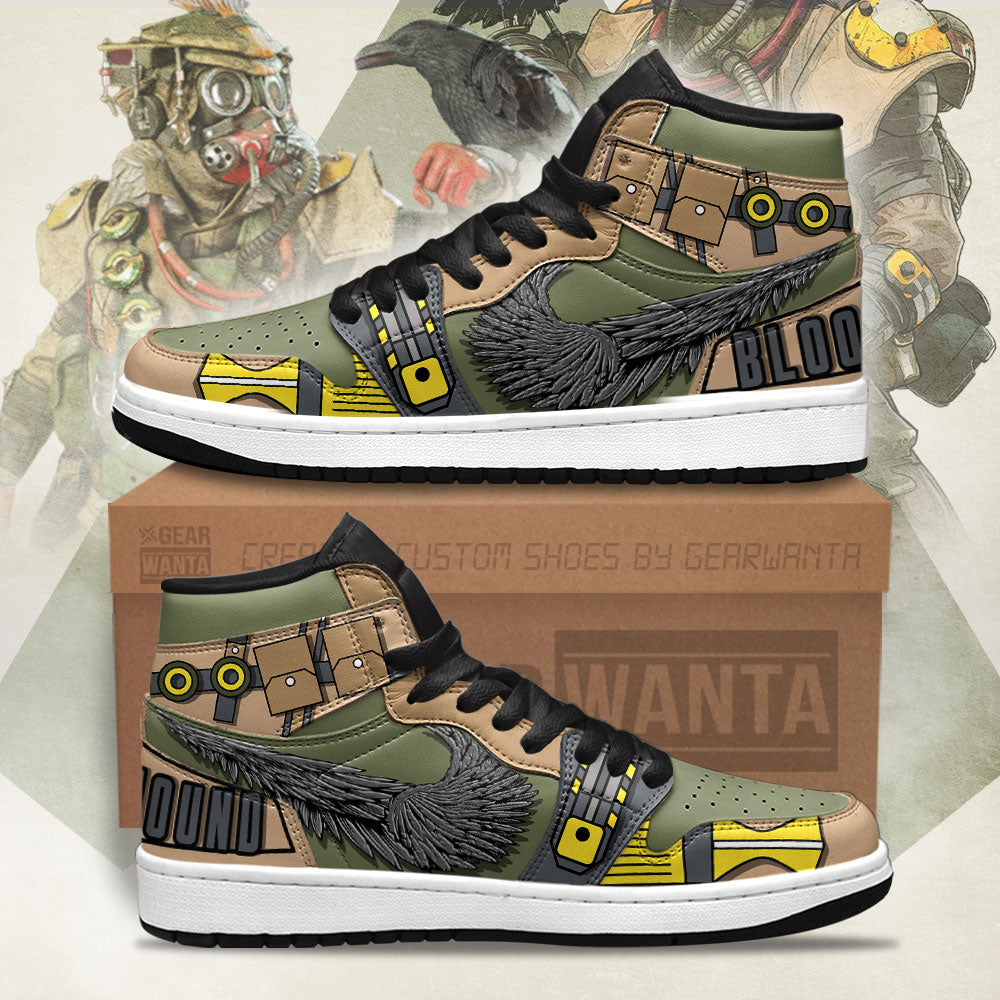 Ideafootwear Bloodhound Apex Legends AJ1 High Sneakers Shoes For Men And Women 2