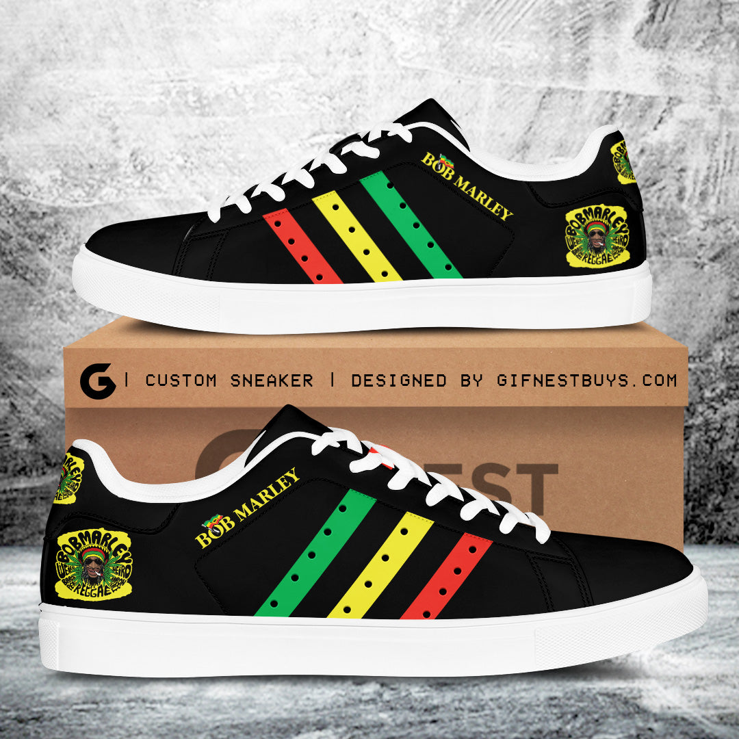 Ideafootwear Bob Marley Skate Stan Shoes Sneakes For Men And Women 4