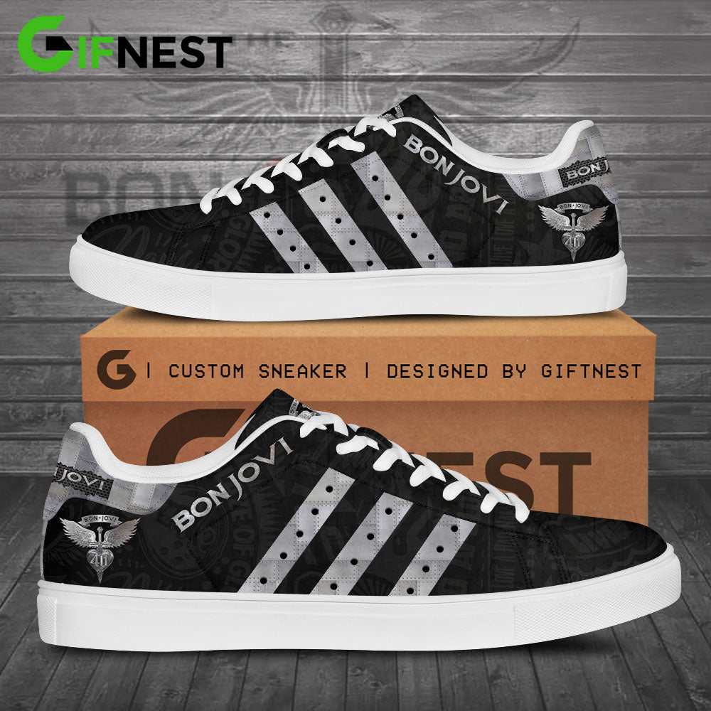 Ideafootwear Bon Jovi Skate Stan Shoes Sneakes For Men And Women 3