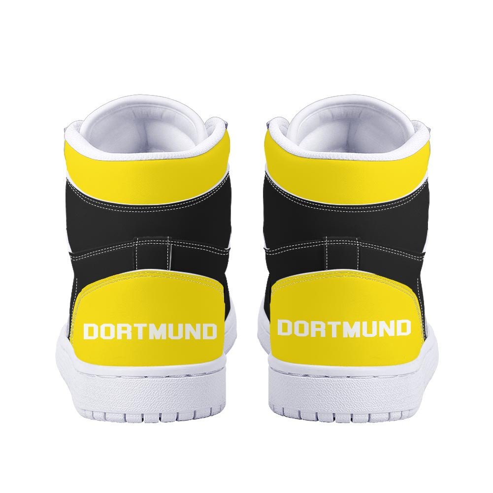 Ideafootwear Borussia Dortmund AJ1 High Sneakers Shoes For Men And Women 1