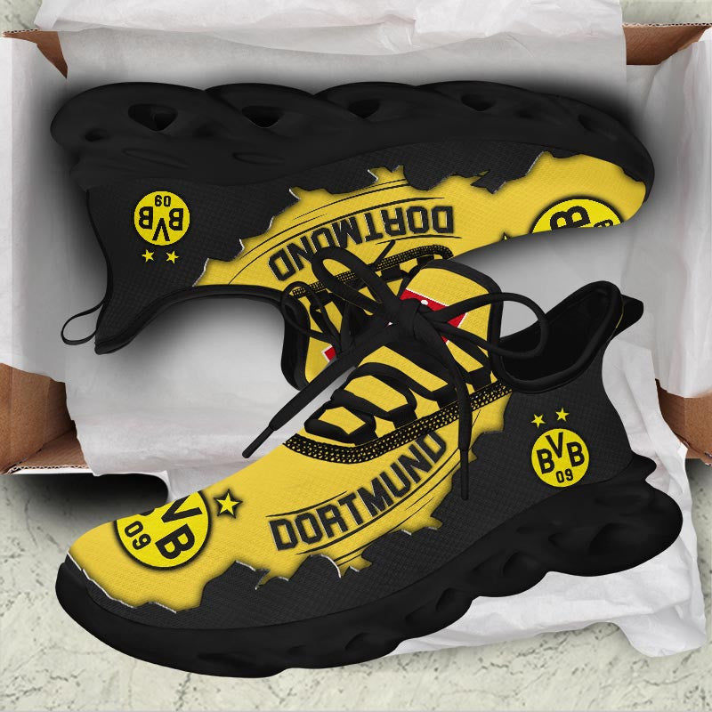 Ideafootwear Borussia Dortmund Max Soul Shoes Sneakers For Men And Women 3
