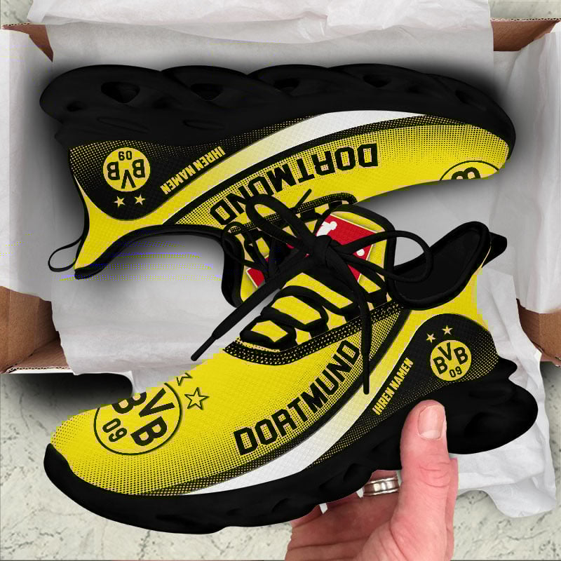 Ideafootwear Borussia Dortmund Max Soul Shoes Sneakers For Men And Women 1