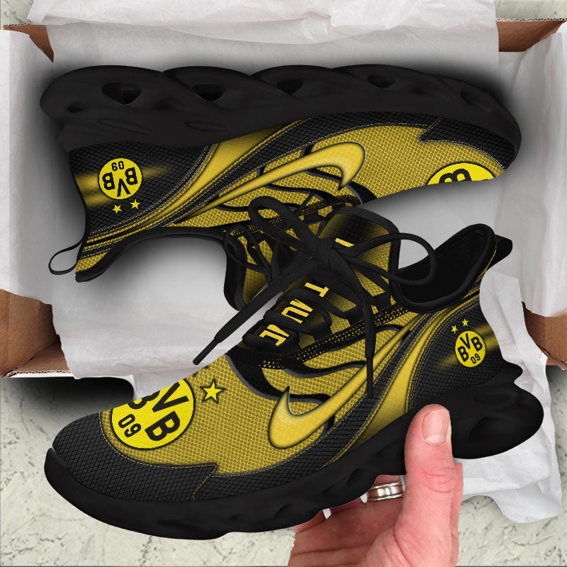 Ideafootwear Borussia Dortmund Max Soul Shoes Sneakers For Men And Women 4