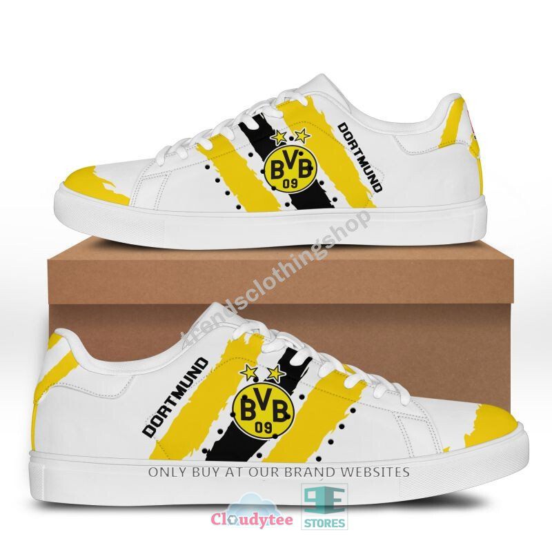 Ideafootwear Borussia Dortmund Skate Stan Shoes Sneakes For Men And Women 2