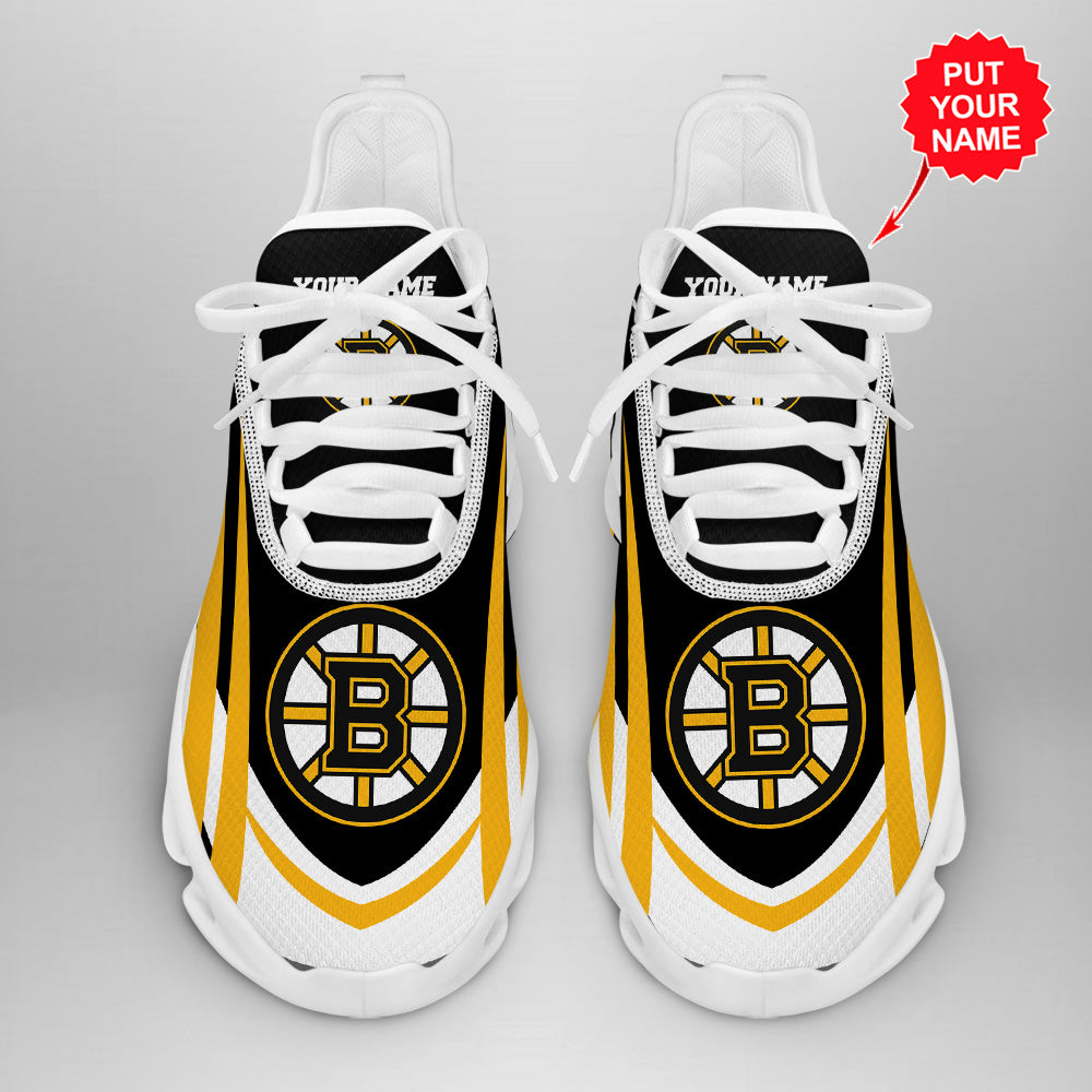 Ideafootwear Boston Bruins Max Soul Shoes Sneakers For Men And Women 1