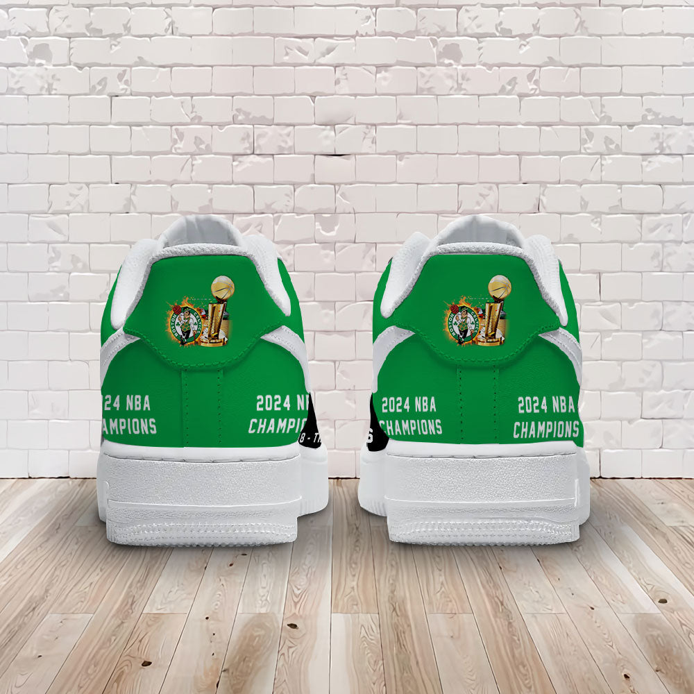 Ideafootwear Boston Celtics Air Low-Top Sneakers Shoes For Men And Women 7