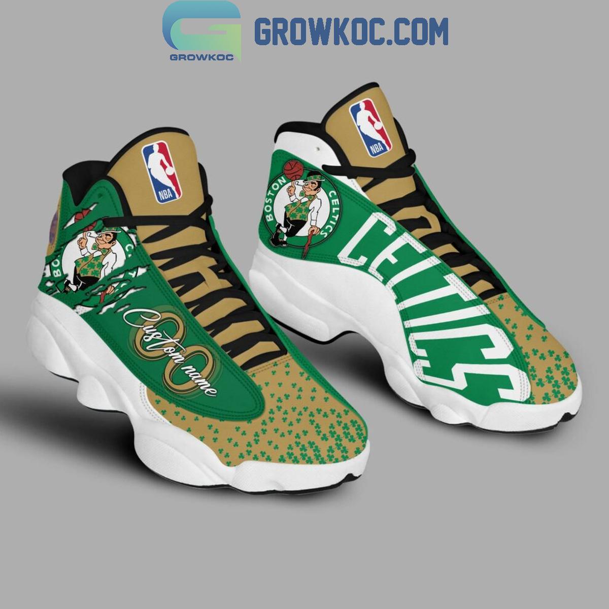 Ideafootwear Boston Celtics AJ13 Sneakers Shoes For Men And Women 9