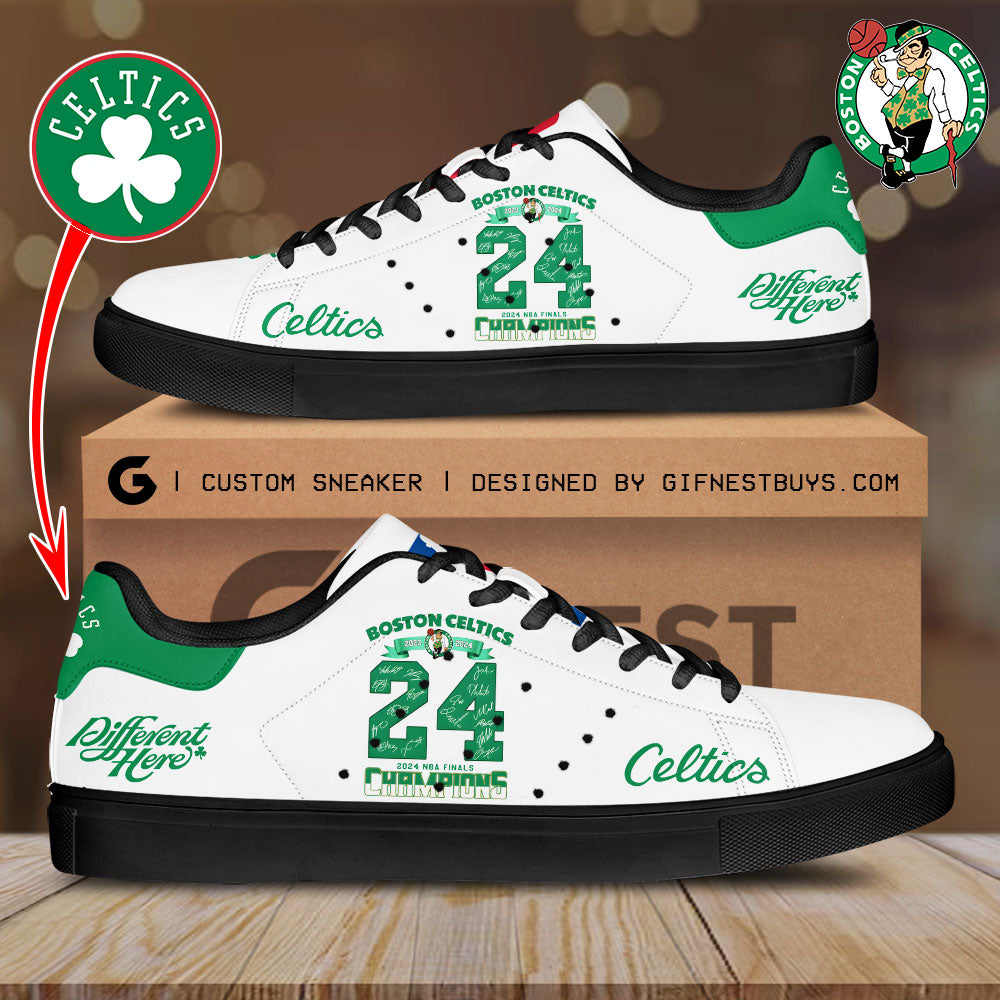 Ideafootwear Boston Celtics Skate Stan Shoes Sneakes For Men And Women 5