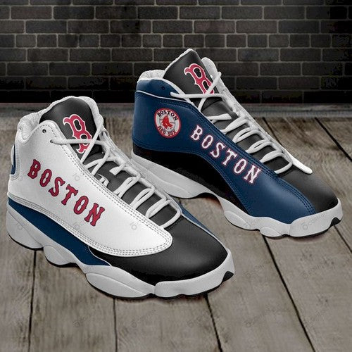 Ideafootwear Boston Red Sox AJ13 Sneakers Shoes For Men And Women 4