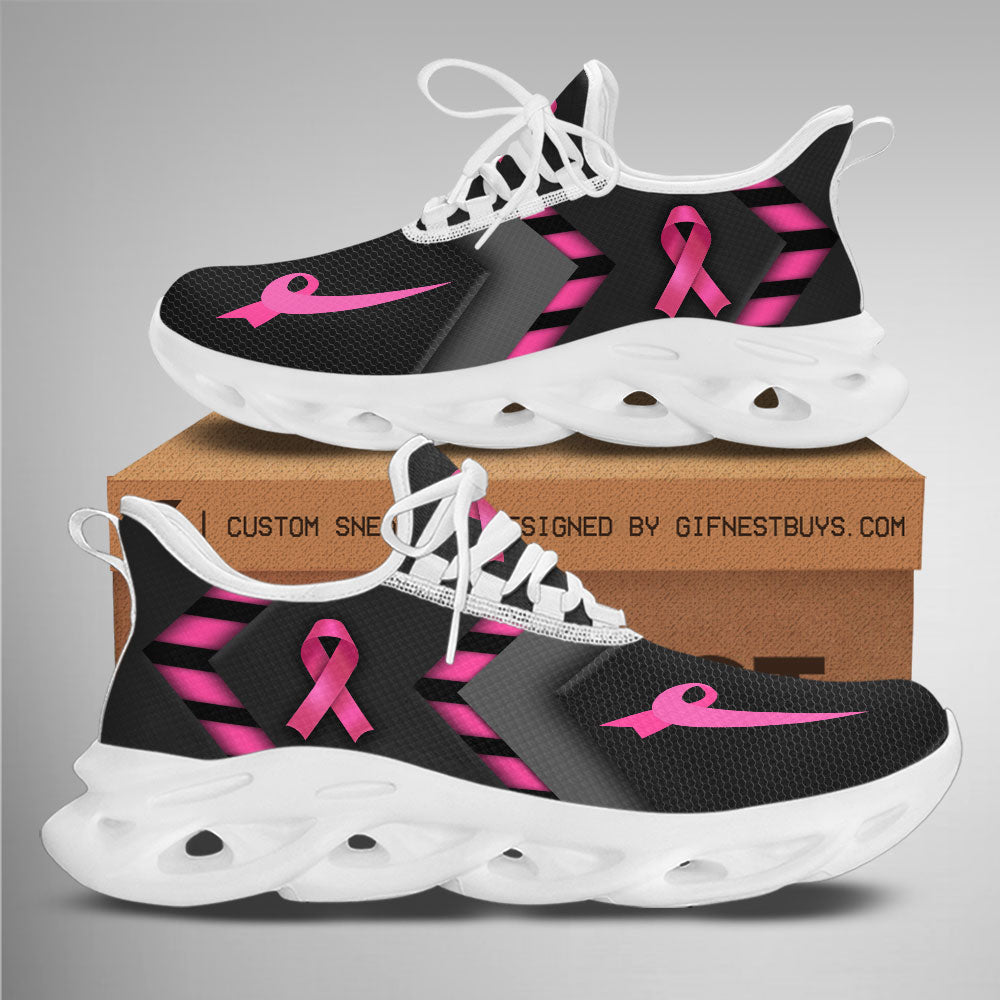 Ideafootwear Breast Cancer Awareness Max Soul Shoes Sneakers For Men And Women 4
