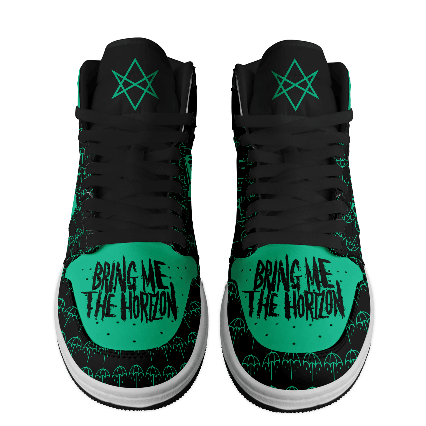 Ideafootwear Bring Me The Horizon AJ1 High Sneakers Shoes For Men And Women 12