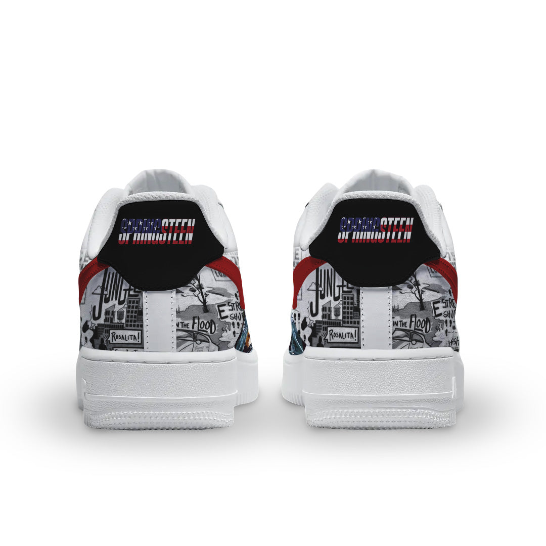 Ideafootwear Bruce Springsteen Air Low-Top Sneakers Shoes For Men And Women 1