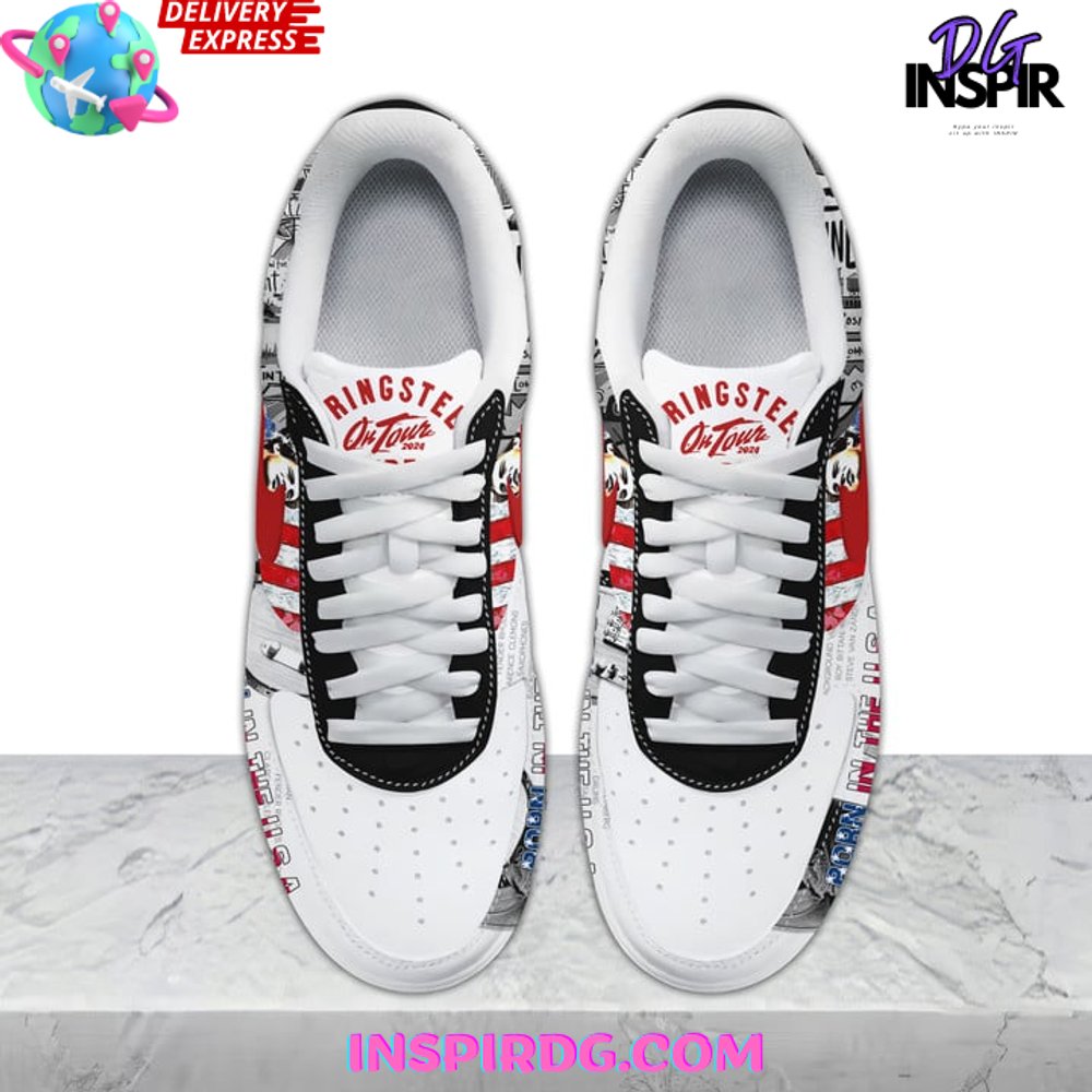 Ideafootwear Bruce Springsteen Air Low-Top Sneakers Shoes For Men And Women 5