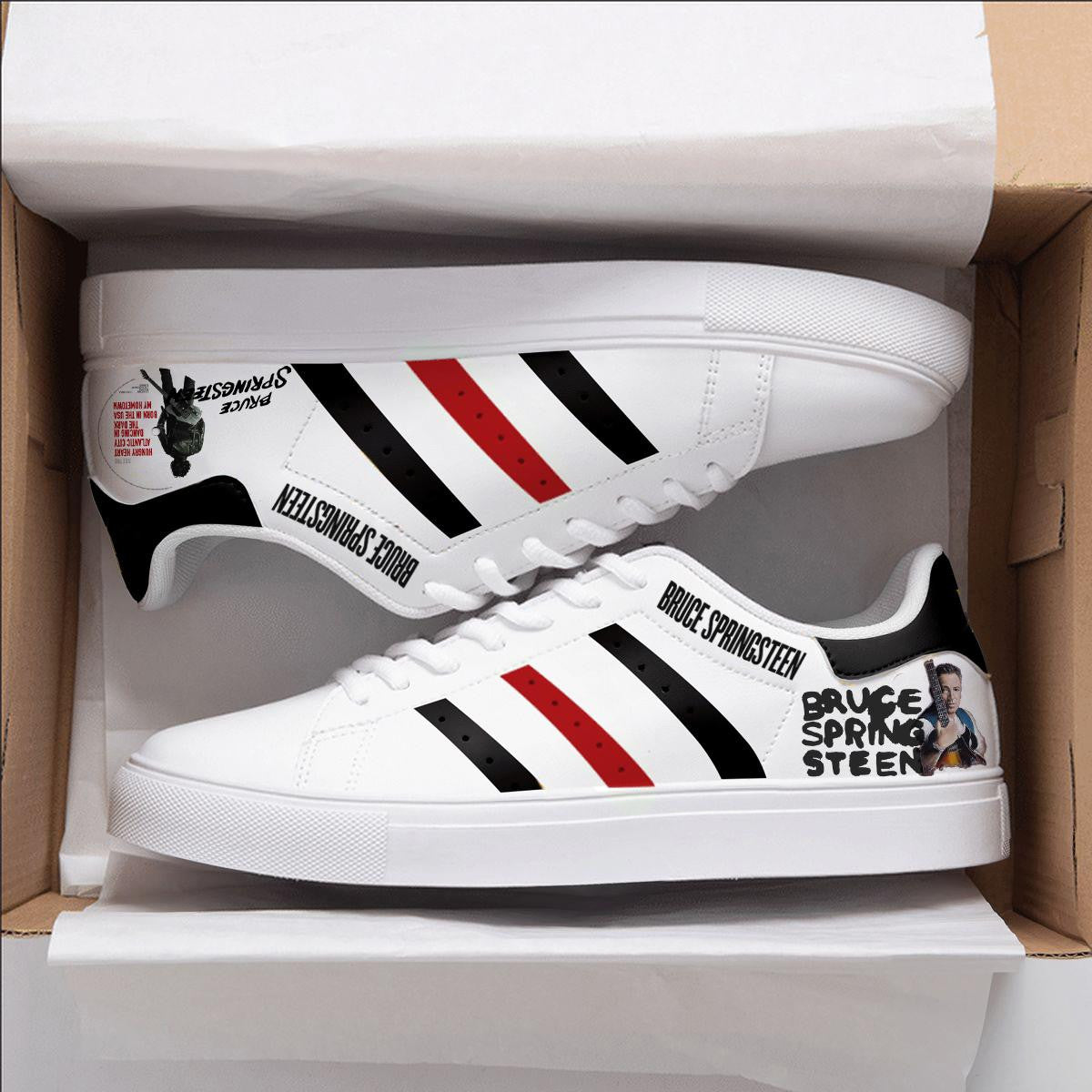 Ideafootwear Bruce Springsteen Skate Stan Shoes Sneakes For Men And Women 6