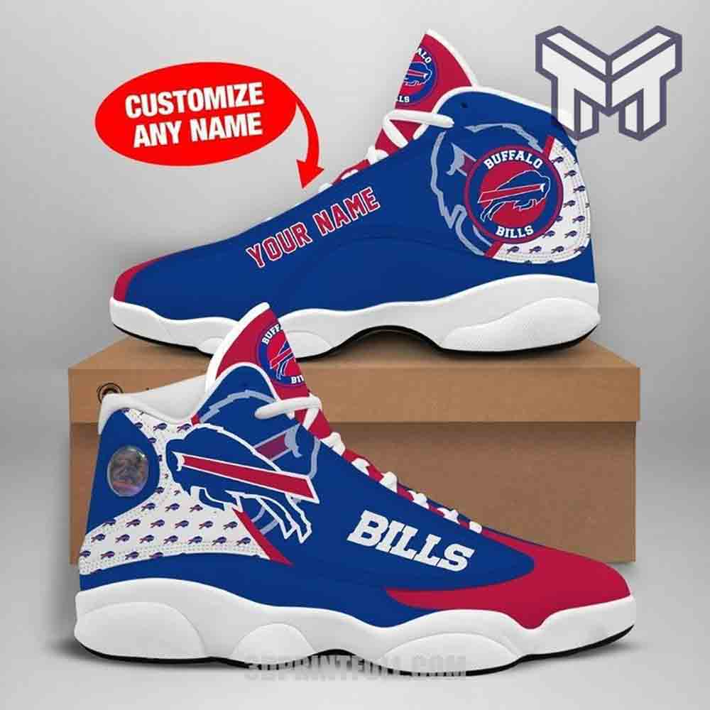 Ideafootwear Buffalo Bills AJ13 Sneakers Shoes For Men And Women 1