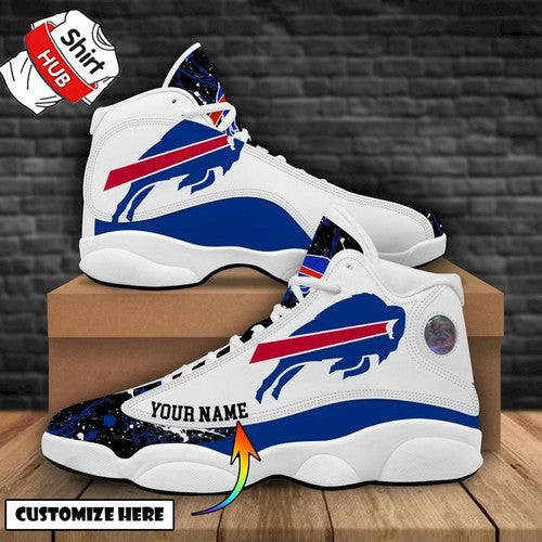 Ideafootwear Buffalo Bills AJ13 Sneakers Shoes For Men And Women 4