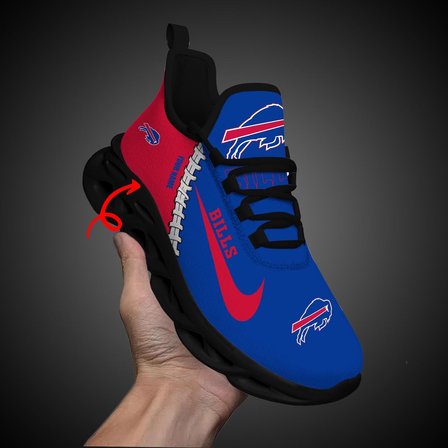 Ideafootwear Buffalo Bills Max Soul Shoes Sneakers For Men And Women 93