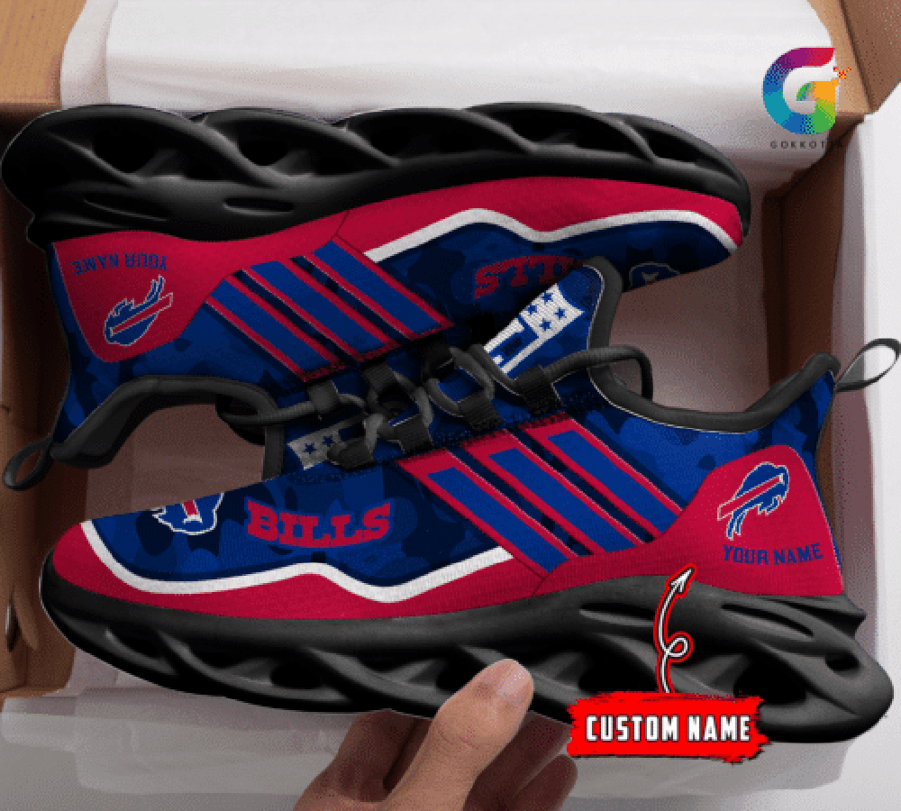 Ideafootwear Buffalo Bills Max Soul Shoes Sneakers For Men And Women 70