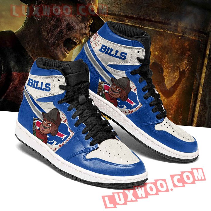 Ideafootwear Buffalo Bills NFL AJ1 High Sneakers Shoes For Men And Women 10