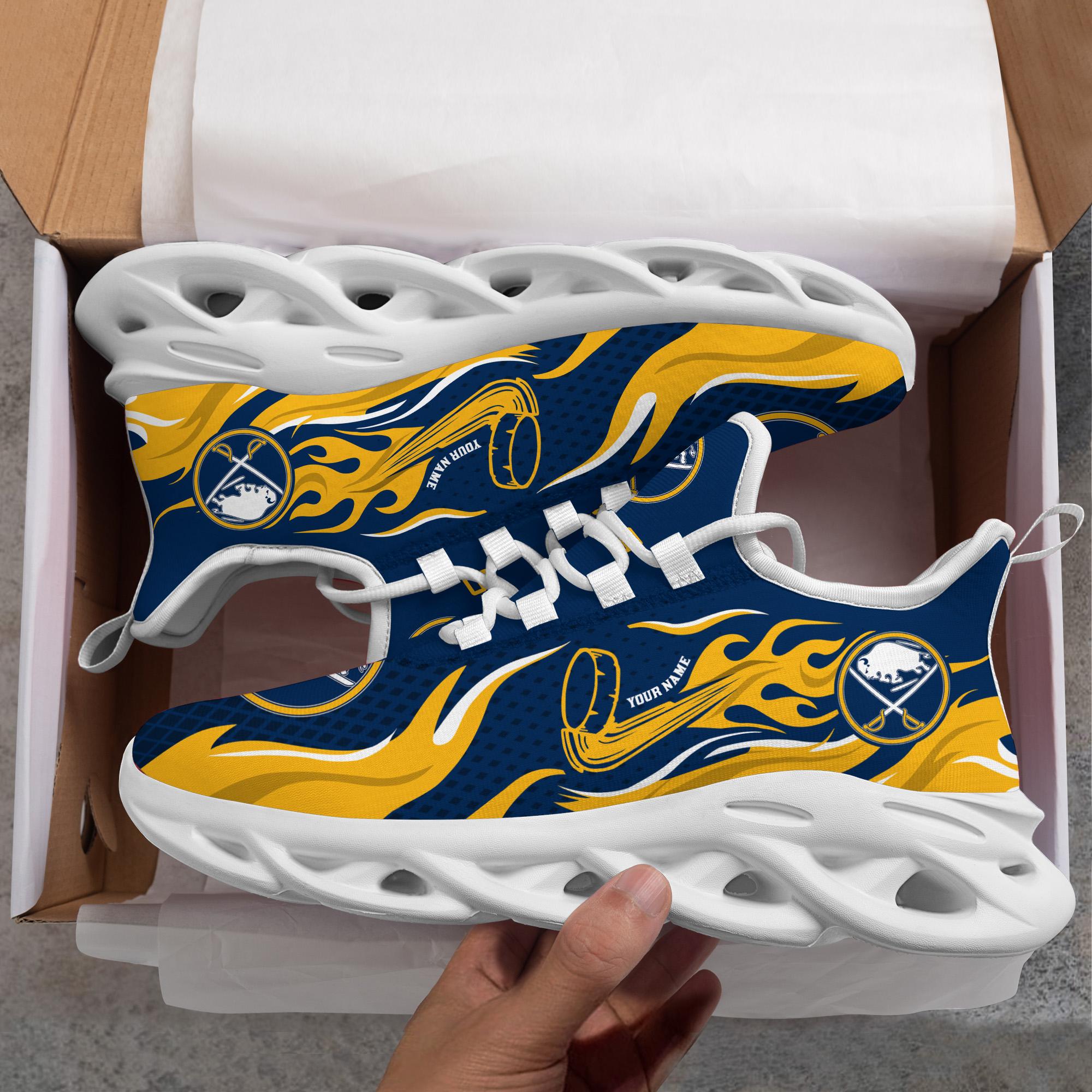 Ideafootwear Buffalo Sabres Max Soul Shoes Sneakers For Men And Women 3