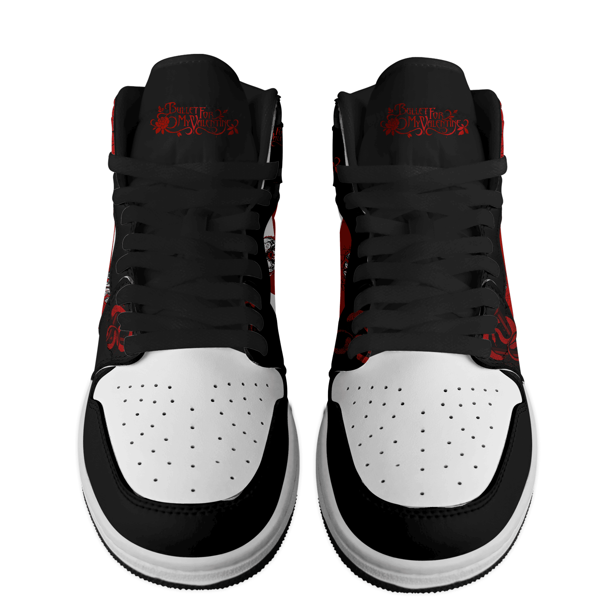 Ideafootwear Bullet for My Valentine AJ1 High Sneakers Shoes For Men And Women 1