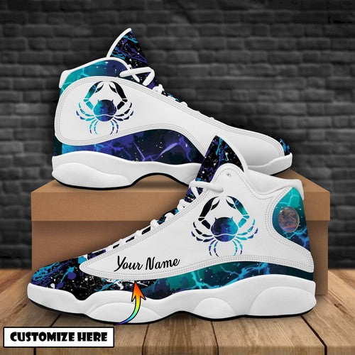Ideafootwear Cancer Zodiac AJ13 Sneakers Shoes For Men And Women 2