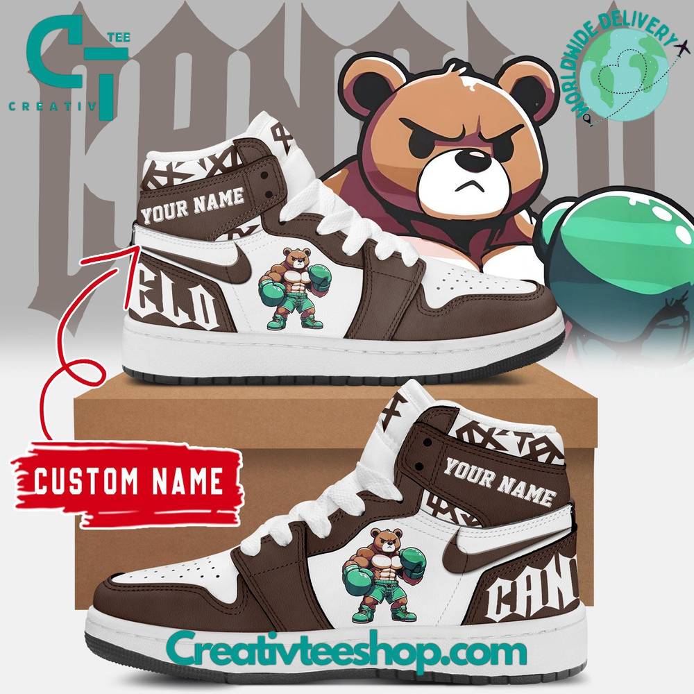 Ideafootwear Canelo Alvarez AJ1 High Sneakers Shoes For Men And Women 1