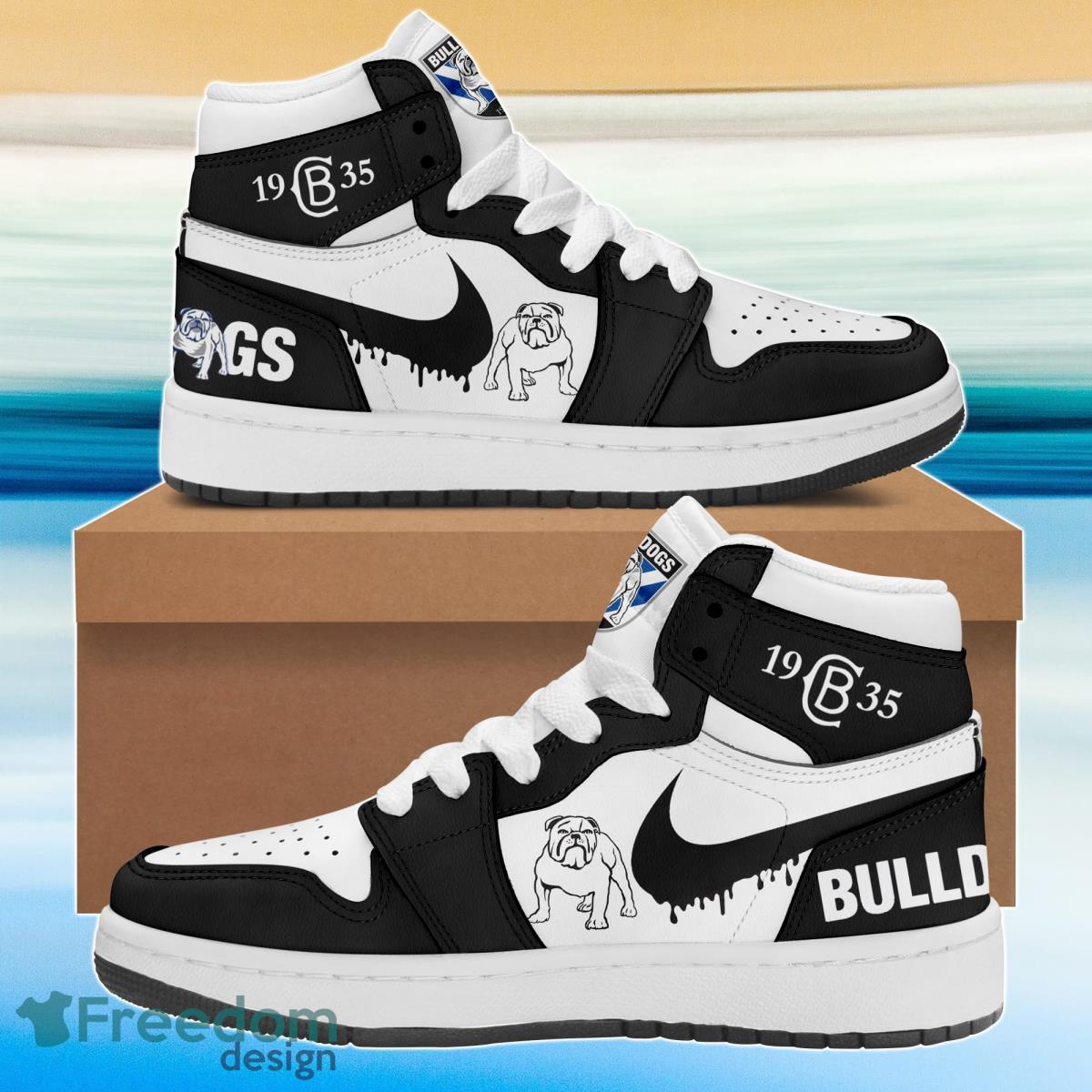 Ideafootwear Canterbury Bulldogs AJ1 High Sneakers Shoes For Men And Women 2
