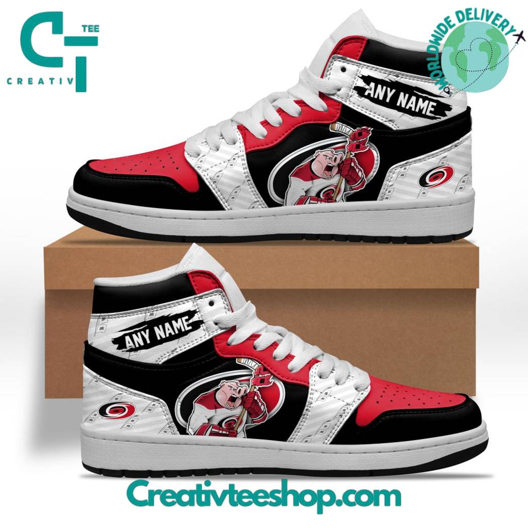 Ideafootwear Carolina Hurricanes AJ1 High Sneakers Shoes For Men And Women 1