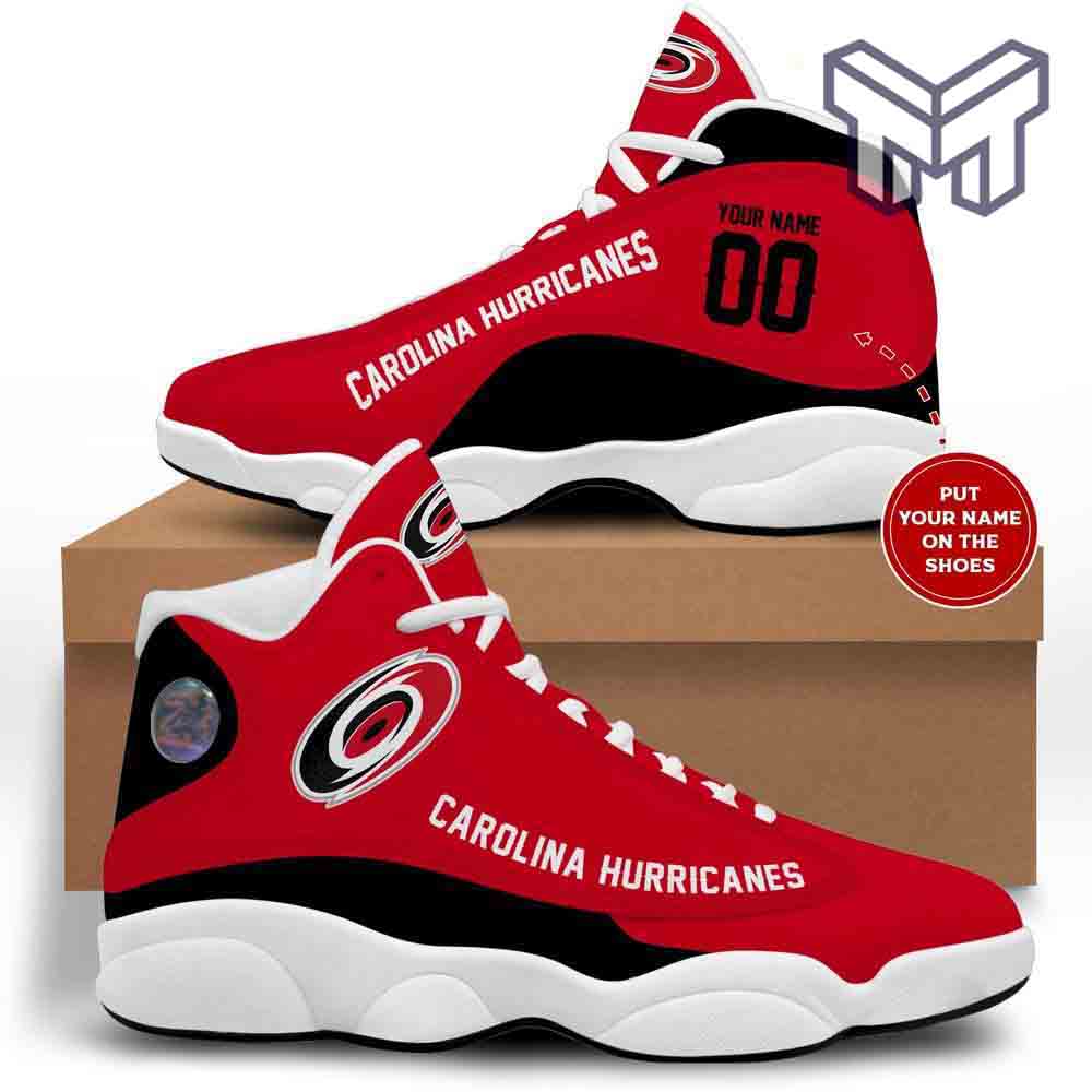 Ideafootwear Carolina Hurricanes AJ13 Sneakers Shoes For Men And Women 1