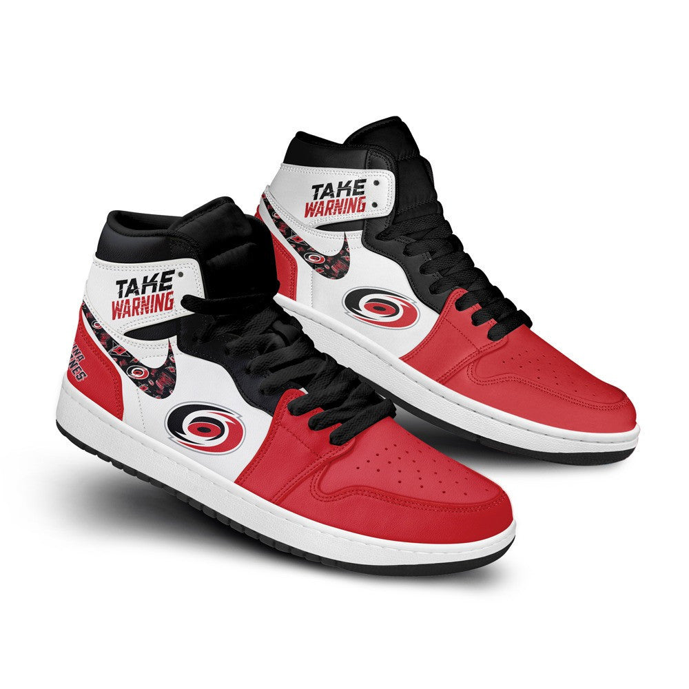 Ideafootwear Carolina Hurricanes AJ1 High Sneakers Shoes For Men And Women 8