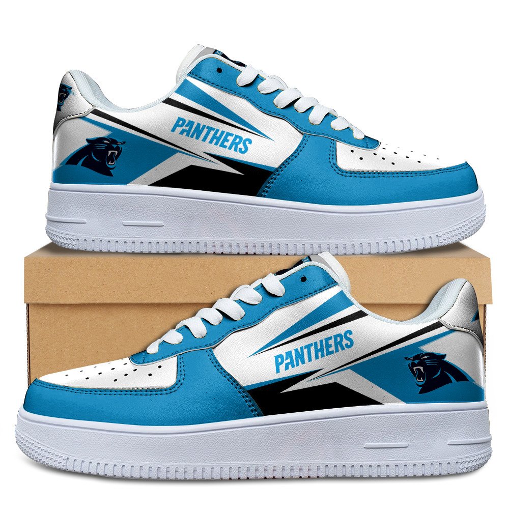 Ideafootwear Carolina Panthers Air Low-Top Sneakers Shoes For Men And Women 2