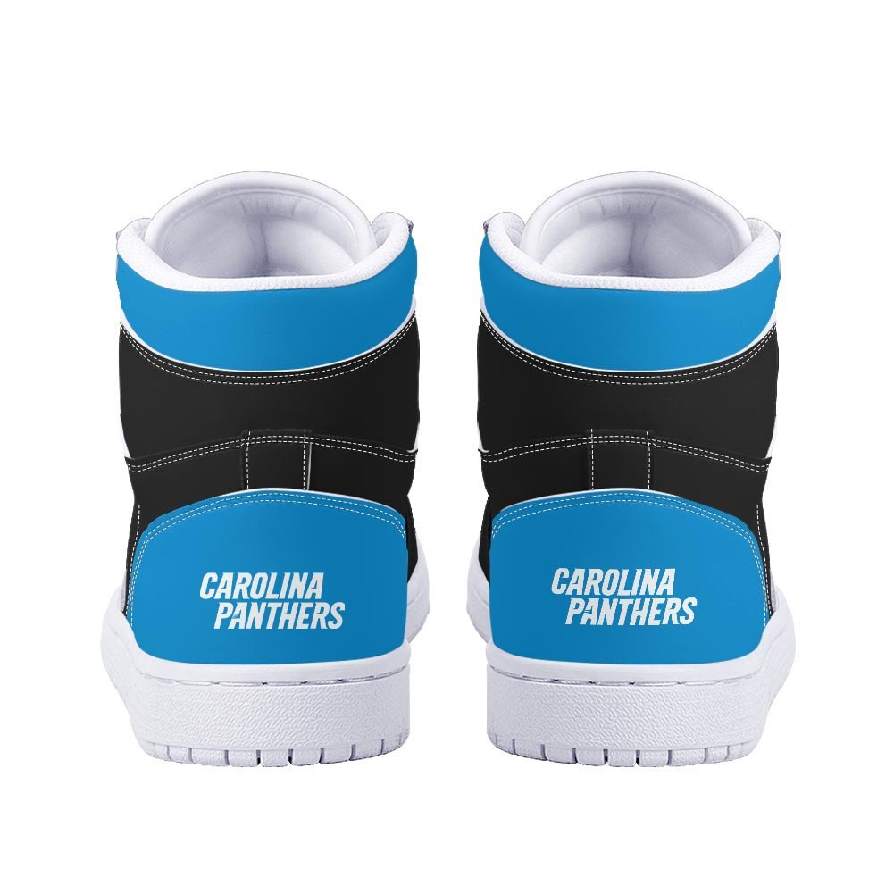 Ideafootwear Carolina Panthers AJ1 High Sneakers Shoes For Men And Women 7