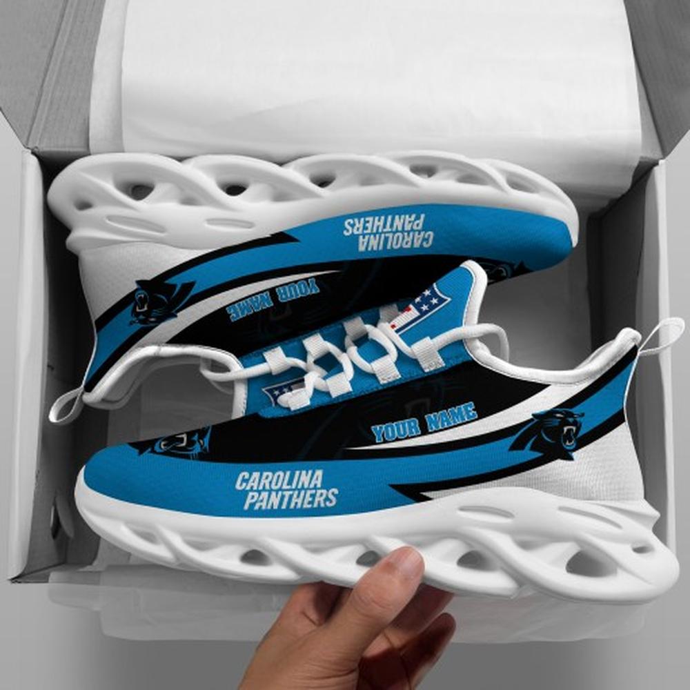 Ideafootwear Carolina Panthers Max Soul Shoes Sneakers For Men And Women 36