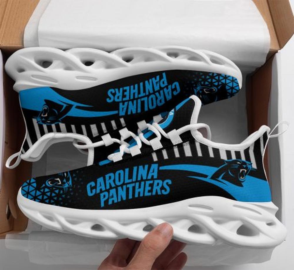 Ideafootwear Carolina Panthers Max Soul Shoes Sneakers For Men And Women 39