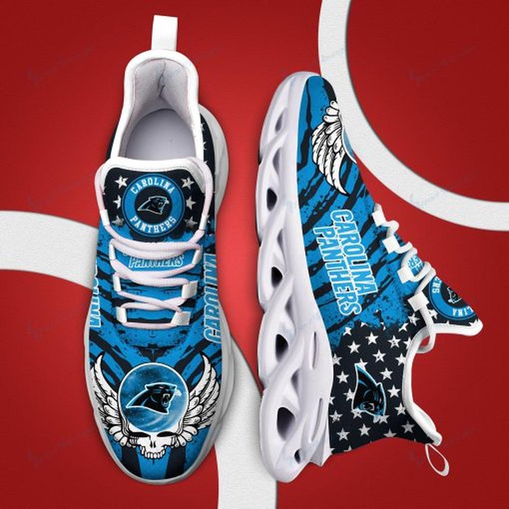Ideafootwear Carolina Panthers Max Soul Shoes Sneakers For Men And Women 7