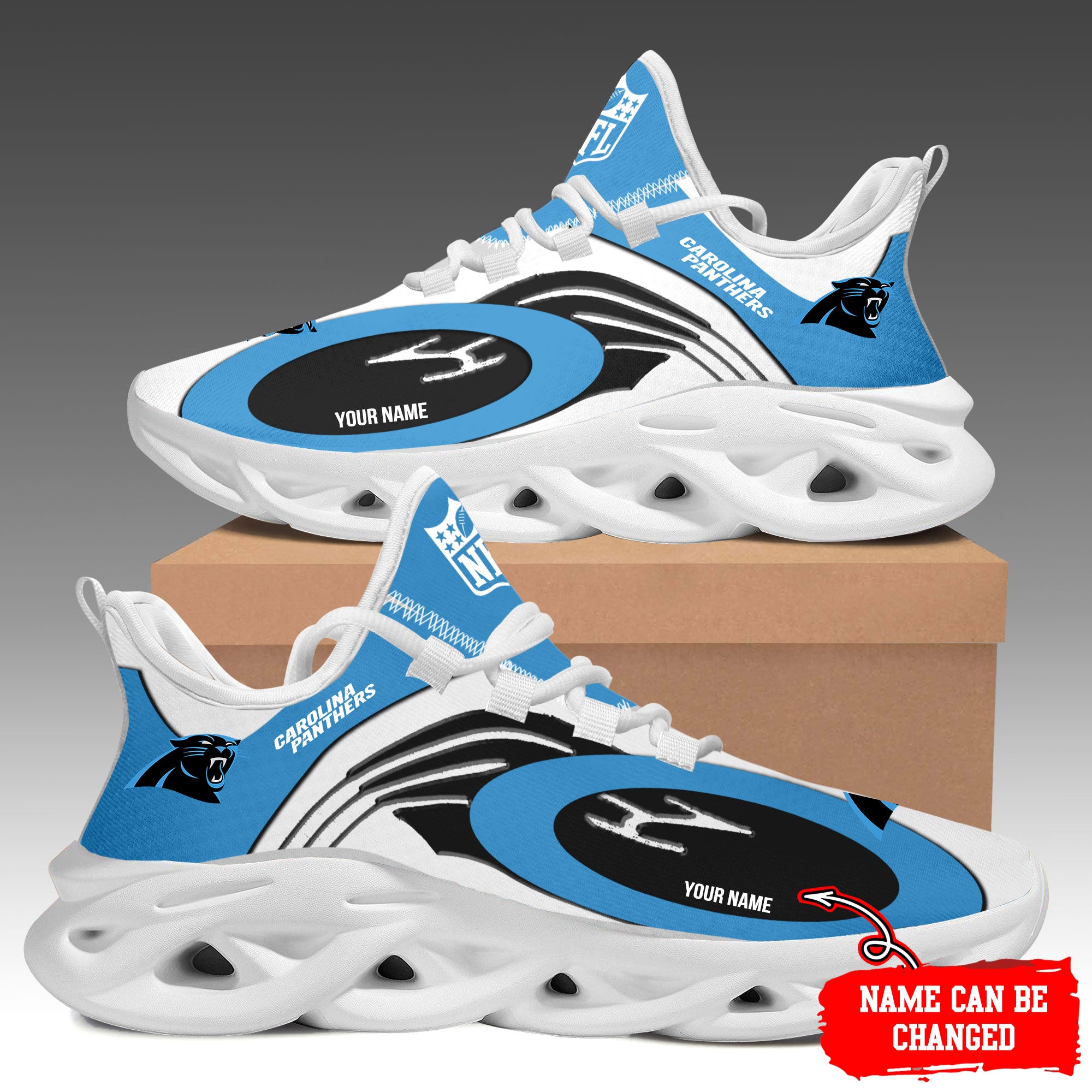 Ideafootwear Carolina Panthers Max Soul Shoes Sneakers For Men And Women 25