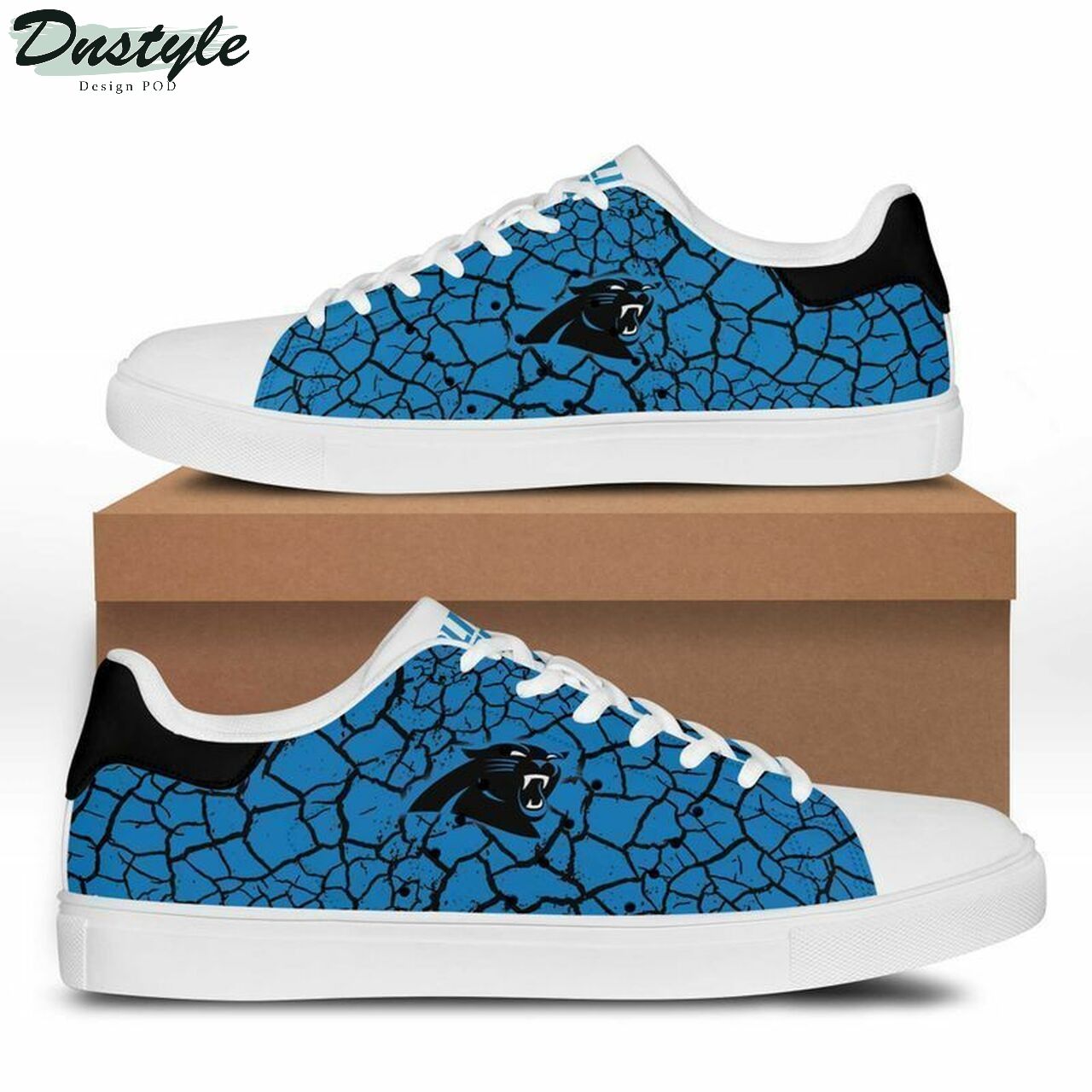 Ideafootwear Carolina Panthers Skate Stan Shoes Sneakes For Men And Women 2
