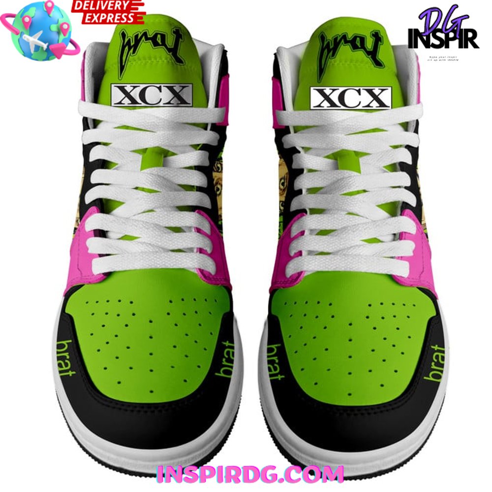 Ideafootwear Charli XCX AJ1 High Sneakers Shoes For Men And Women 3