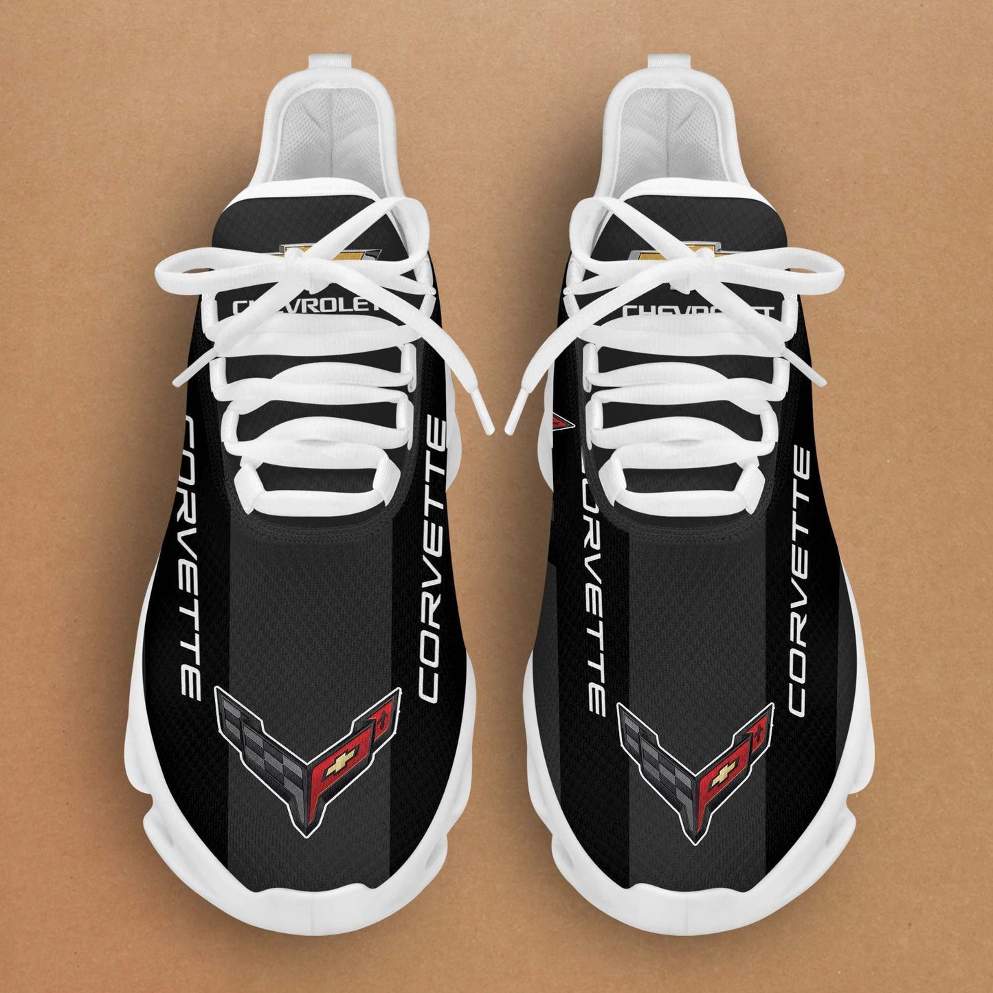 Ideafootwear Chevrolet Corvette Max Soul Shoes Sneakers For Men And Women 5