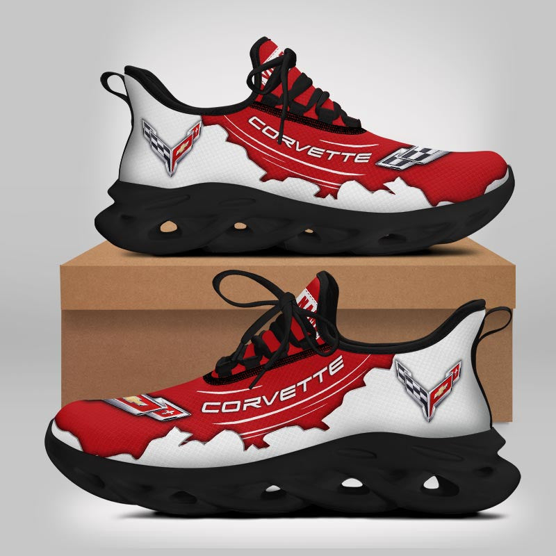 Ideafootwear Chevrolet Corvette Max Soul Shoes Sneakers For Men And Women 9